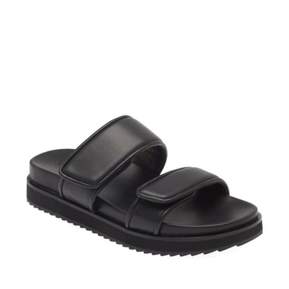 Black Double Strap Sandals